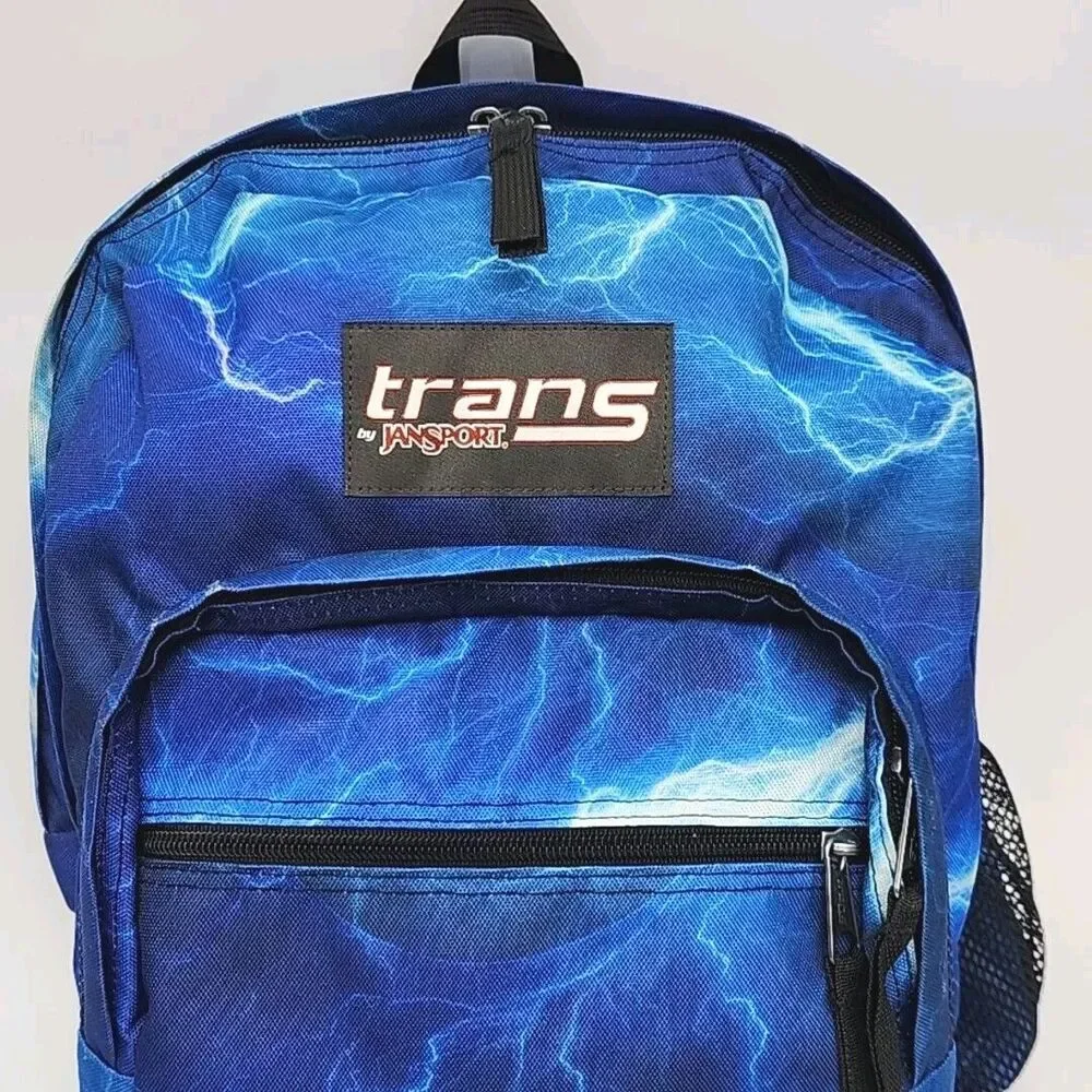 Jansport Trans Backpack Bag Tote Electric Lightning School 18